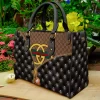 Limited Edition GG LEATHER HANDBAG Luxury Brand W77-TDP0410C59