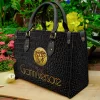 Limited Edition Versace LEATHER HANDBAG Luxury Brand W77-TDP0410C82