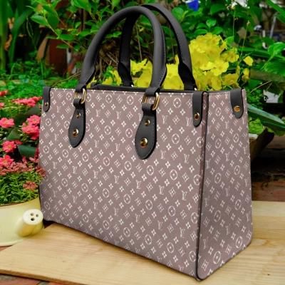 Limited Edition LOUIS VUITTON LEATHER HANDBAG Luxury Brand W77-TDP0410C73