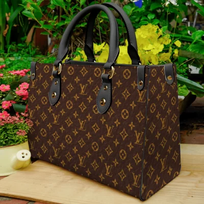 Limited Edition LOUIS VUITTON LEATHER HANDBAG Luxury Brand W77-TDP0410C68