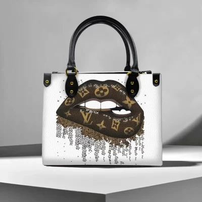 Limited Edition LOUIS VUITTON LEATHER HANDBAG Luxury Brand W77-TDP0410C29