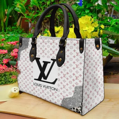Limited Edition LOUIS VUITTON LEATHER HANDBAG Luxury Brand W77-TDP0410C41