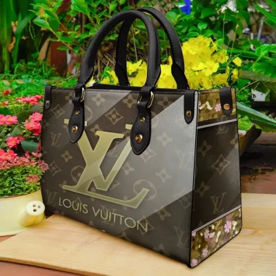 Limited Edition LOUIS VUITTON LEATHER HANDBAG Luxury Brand W77-TDP0410C43
