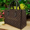 Limited Edition LOUIS VUITTON LEATHER HANDBAG Luxury Brand W77-TDP0410C52