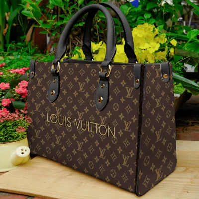 Limited Edition LOUIS VUITTON LEATHER HANDBAG Luxury Brand W77-TDP0410C52