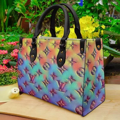 Limited Edition LOUIS VUITTON LEATHER HANDBAG Luxury Brand W77-TDP0410C40