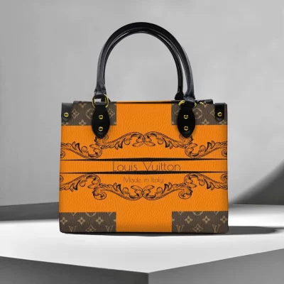 Limited Edition LOUIS VUITTON LEATHER HANDBAG Luxury Brand W77-TDP0410C22