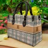 Limited Edition BURBERRY LEATHER HANDBAG Luxury Brand W77-TDP0410C13