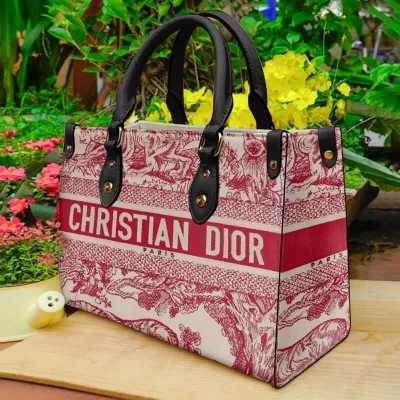 Limited Edition DIOR LEATHER HANDBAG Luxury Brand W77-TDP0410C9