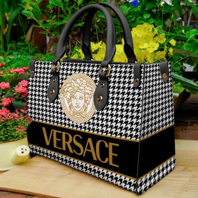 Limited Edition Versace LEATHER HANDBAG Luxury Brand W77-TDP0410C84