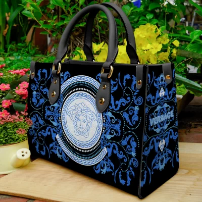 Limited Edition Versace LEATHER HANDBAG Luxury Brand W77-TDP0410C85