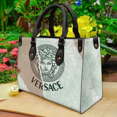 Limited Edition Versace LEATHER HANDBAG Luxury Brand W77-TDP0410C47