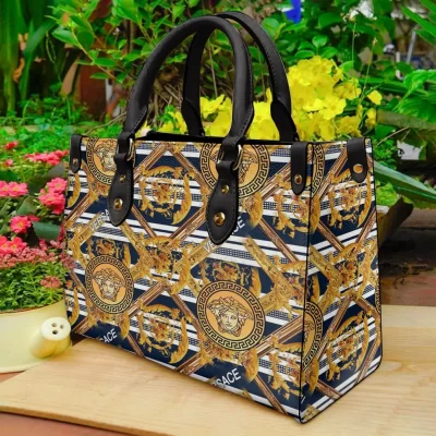 Limited Edition Versace LEATHER HANDBAG Luxury Brand W77-TDP0410C48