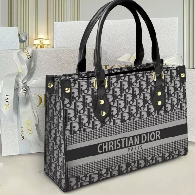 Limited Edition DIOR LEATHER HANDBAG Luxury Brand W77-TDP0410C6