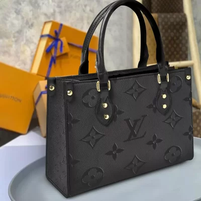 Limited Edition LOUIS VUITTON LEATHER HANDBAG Luxury Brand W77-TDP0410C86