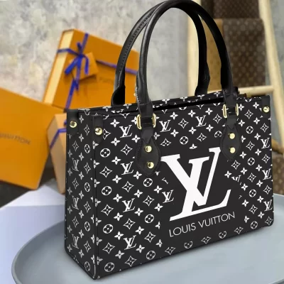 Limited Edition LOUIS VUITTON LEATHER HANDBAG Luxury Brand W77-TDP0410C4