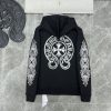 Chrome Hearts Black Floral Horseshoe T-Bar - AF-TDP1511C03