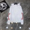 Chrome Hearts Banner Sleeve Hoodie White - AF-TDP1115C01