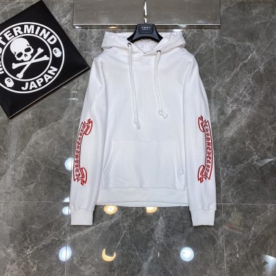 Chrome Hearts Banner Sleeve Hoodie White - AF-TDP1115C01