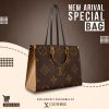 Limited Edition LOUIS VUITTON LEATHER HANDBAG Luxury Brand W77-TDP0410C90