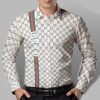 LIMITED EDITION GG Long Sleeve Button Shirt | LNT000091516