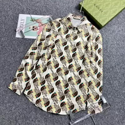 LIMITED EDITION GG Long Sleeve Button Shirt | Oder188