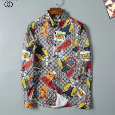 LIMITED EDITION GG Long Sleeve Button Shirt | TH00152