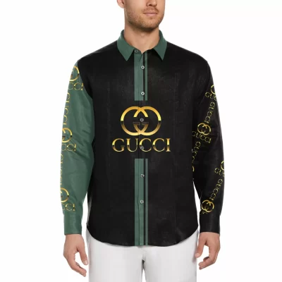 LIMITED EDITION GG Long Sleeve Button Shirt | HH05736