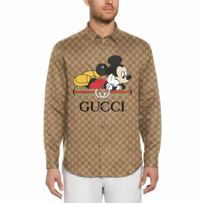 LIMITED EDITION GG Long Sleeve Button Shirt | HH05745