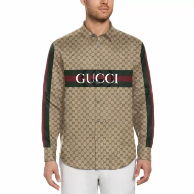 LIMITED EDITION GG Long Sleeve Button Shirt | HH05749