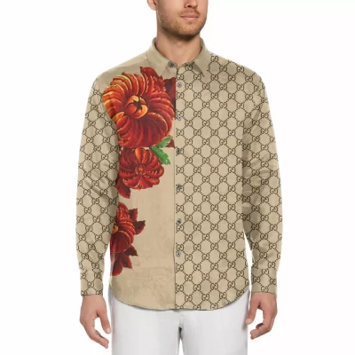 LIMITED EDITION GG Long Sleeve Button Shirt | HH05751