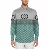 LIMITED EDITION GG Long Sleeve Button Shirt | HH05754