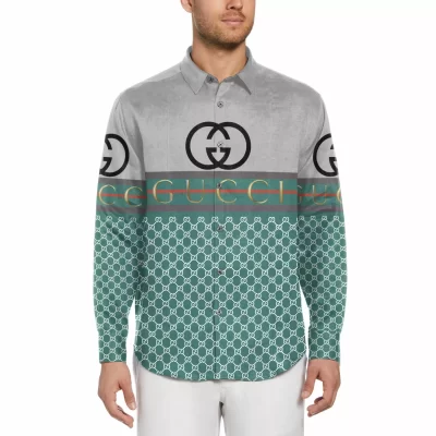 LIMITED EDITION GG Long Sleeve Button Shirt | HH05754