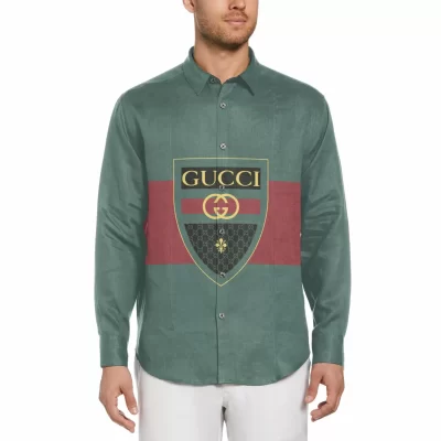 LIMITED EDITION GG Long Sleeve Button Shirt | HH05755