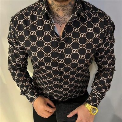 LIMITED EDITION GG Long Sleeve Button Shirt | LXC1717F1