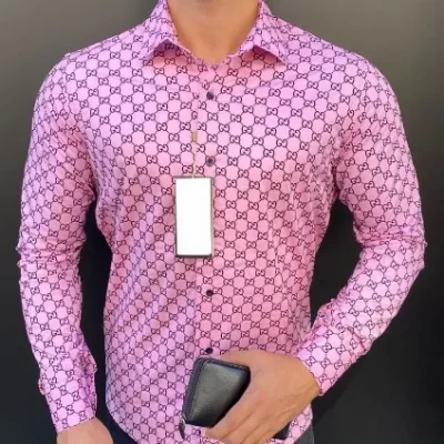 LIMITED EDITION GG Long Sleeve Button Shirt | TDP26033