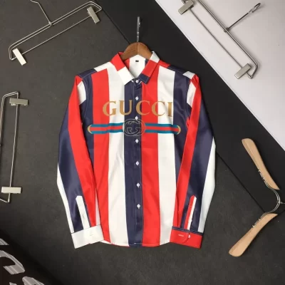 LIMITED EDITION GG Long Sleeve Button Shirt | Oder195