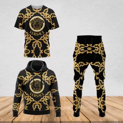 Limited Edition Versace Combo T-Shirt & Hoodie & Pants – TDP0928C76