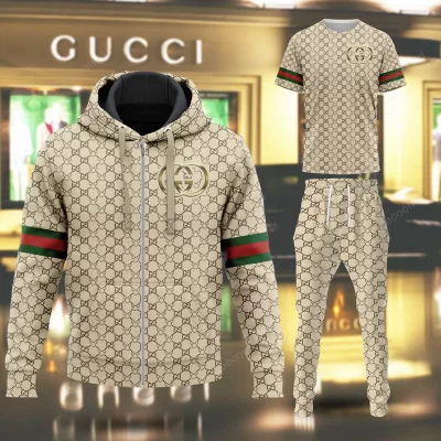 Limited Edition GG Combo T-Shirt & Hoodie & Bomber Jacket & Pants – TDP0928C17