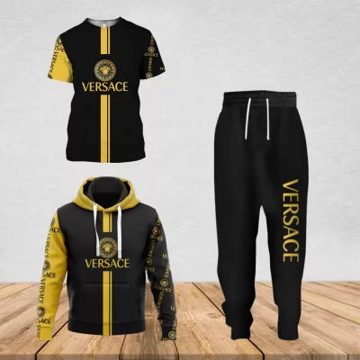 Limited Edition Versace Combo T-Shirt & Hoodie & Pants – TDP0928C78