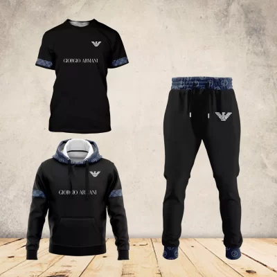 Limited Edition Giorgio Armani Combo T-Shirt & Hoodie & Pants – TDP0928C80
