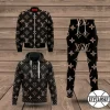 Limited Edition Combo LV Hoodie & Bomber Jacket & Pants - TDP0928C56