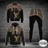 Limited Edition Combo LV Hoodie & Bomber Jacket & Pants - TDP0928C72