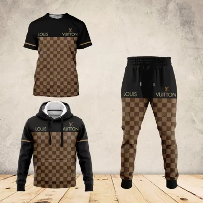 Limited Edition LV Combo T-Shirt & Hoodie & Pants – TDP0928C61