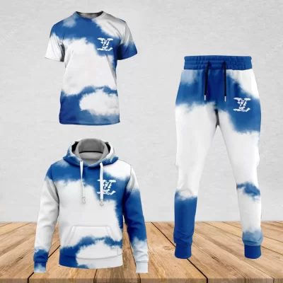 Limited Edition LV Combo T-Shirt & Hoodie & Pants – TDP0928C62
