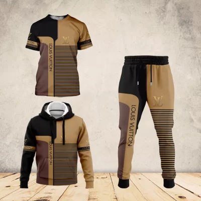 Limited Edition LV Combo T-Shirt & Hoodie & Pants – TDP0928C63