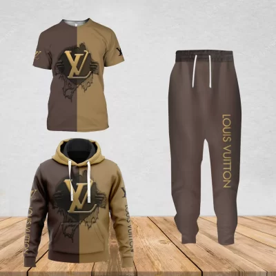 Limited Edition LV Combo T-Shirt & Hoodie & Pants – TDP0928C65