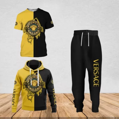 Limited Edition Versace Combo T-Shirt & Hoodie & Pants – TDP0928C73