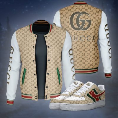 Premium GG Jacket Matching AF1 Sneaker Hot 2026 - BJ+F8-TDP2601D001