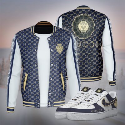 Premium GG Jacket Matching AF1 Sneaker Hot 2026 - BJ+F8-TDP2601D002+TDP1010C01